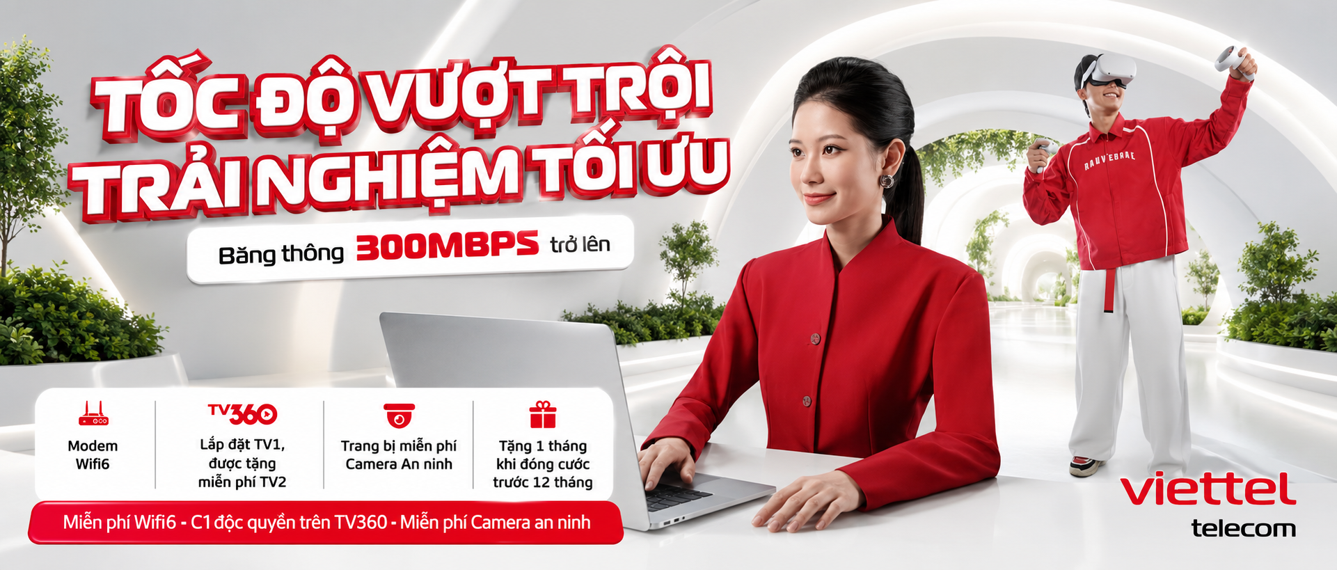 Trải nghiệm Internet không giới hạn